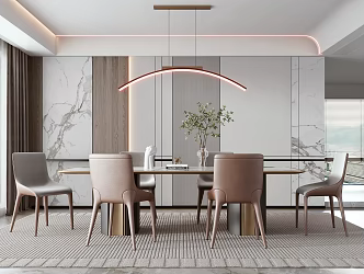 Modern Restaurant 3d model