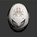 Stylish Motorcycle Helmet SHARK Brand White Black Red Design Transparent Visor