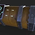 Modern Box Sci-Fi Box 3d model