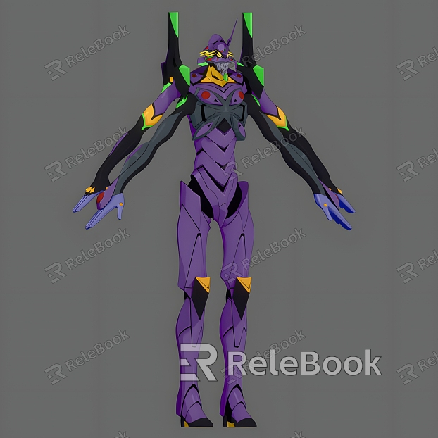 Cartoon sci-fi robot anime animation cartoon sci-fi mecha robot movie game model