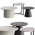 Modern Coffee Tables With Marble Tabletop And Various Contemporary Base Designs