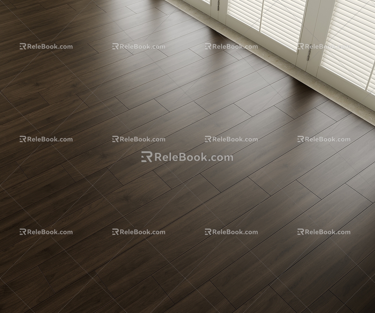 Walnut Flooring Wood Flooring Wood Flooring 3d model