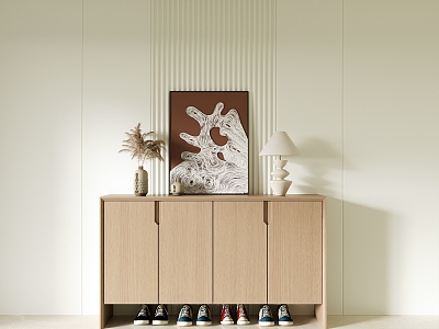 Removable shoe cabinet model