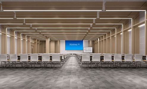 Modern Conference Hall Report Hall 3d model