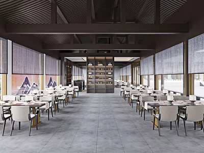 New Chinese Restaurant 3d model