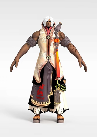 Sword Spirit game character 3d model