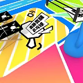 Colorful ALINEK Fitness Training Mat With Kettlebell And Level Zones