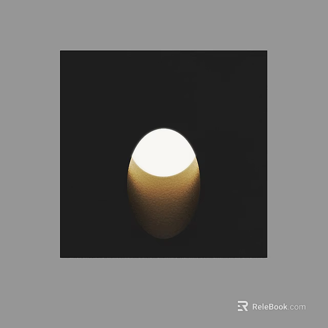Modern Gold Oval Wall Lamp With Soft Ambient Lighting For Home Decor 3d model 