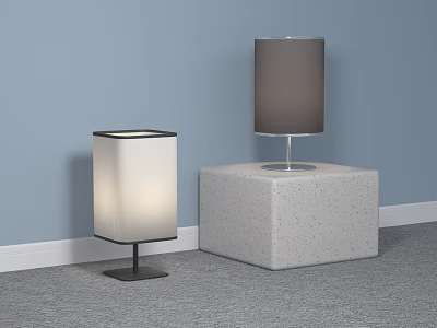 Modern table lamp 3d model