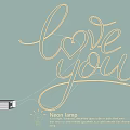Decorative Neon Lamp Combination With Love You Design For Home And Cafe