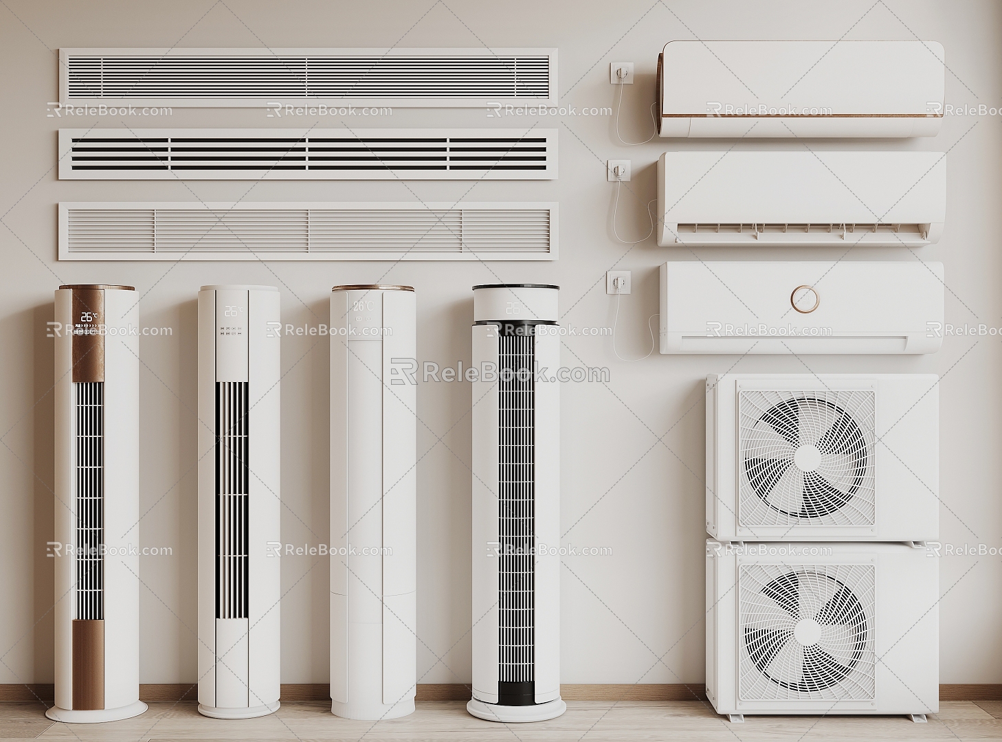 Air conditioning 3d model