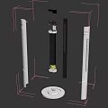 Modern Tower Air Cooler Fan with Sleek Grille and Adjustable Speed Settings