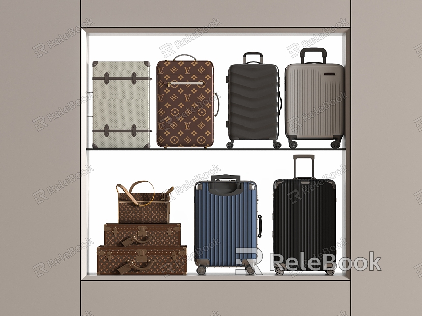 Luggage luggage trolley suitcase model