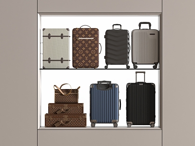 Luggage luggage trolley suitcase model