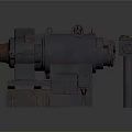 Heavy Duty Industrial Metal Equipment With Control Panel And Hand Wheel Structure