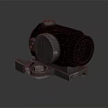 Tactical Optical Sight Equipment With Adjustable Control Knob And Durable Mount Base