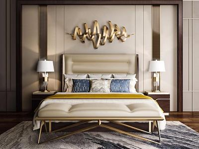 Background double bed model