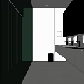 SU model of public toilet 3d model
