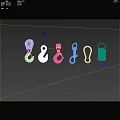 Durable Industrial Hardware Metal Hooks Rings Quick Links D Rings And Springs