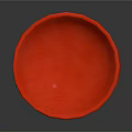 Vibrant Red Bowl As Essential Household Item For Daily Kitchen Use