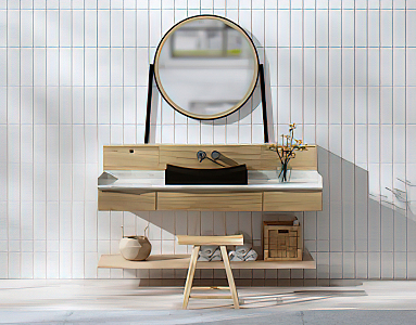 Japanese-style sink 3d model