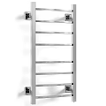 Modern Stainless Steel Wall Mounted Bathroom Rack With Multiple Tiers For Towel Storage