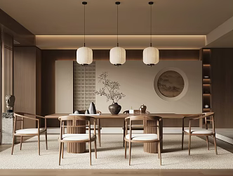 Song Style Restaurant 3d model