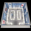 King Tai Fook Luxury Jewelry Store Modern Storefront With Glass Doors And Display Cases