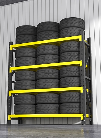 Storage Shelf Storage Rack Multi-layer Heavy Storage Rack Commercial Supermarket Garage Express Storage Room Goods Storage Rack 3d model