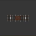 Old Rusted Metal Mine Cart Placed On Railway Track With Wooden Sleepers