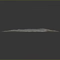 Detailed 3D Terrain Model Featuring Mountainous Snow Covered Peaks And Green Lowlands