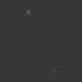Tactical Rifle With Silver Body Orange Stock Scope Hollow Design On Dark Surface With Reflection