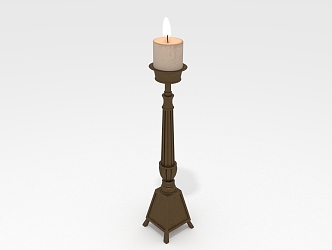 Jane ou candlestick 3d model