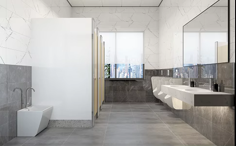 Modern toilet 3d model