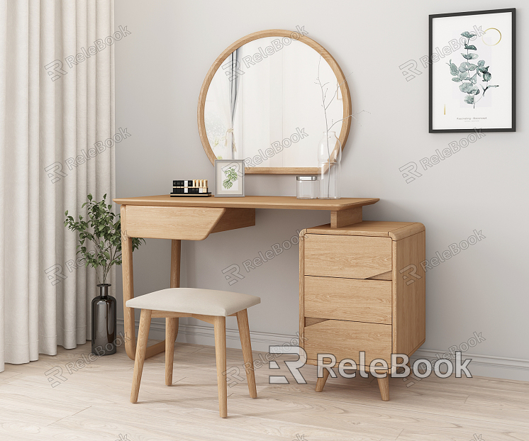 Nordic Dresser Desk model