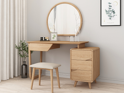 Nordic Dresser Desk model