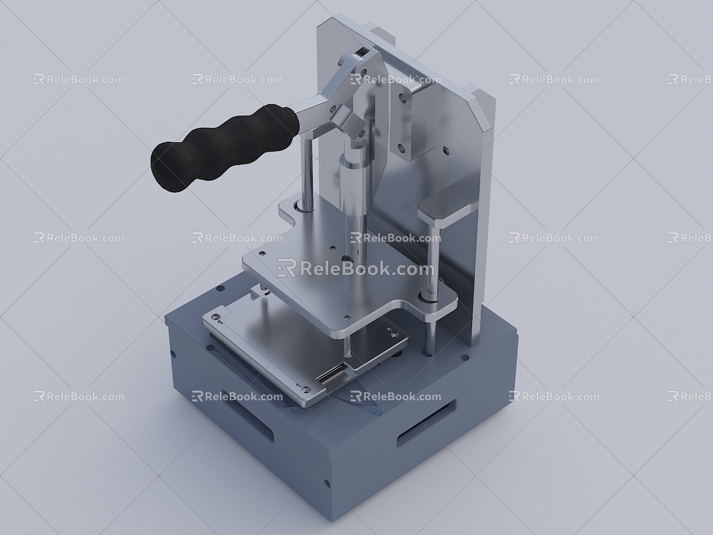 Online burning fixture production equipment 3d model