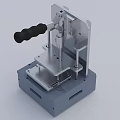 Manual Operation Industrial Equipment With Metal Frame Lever Handle And Sturdy Square Base
