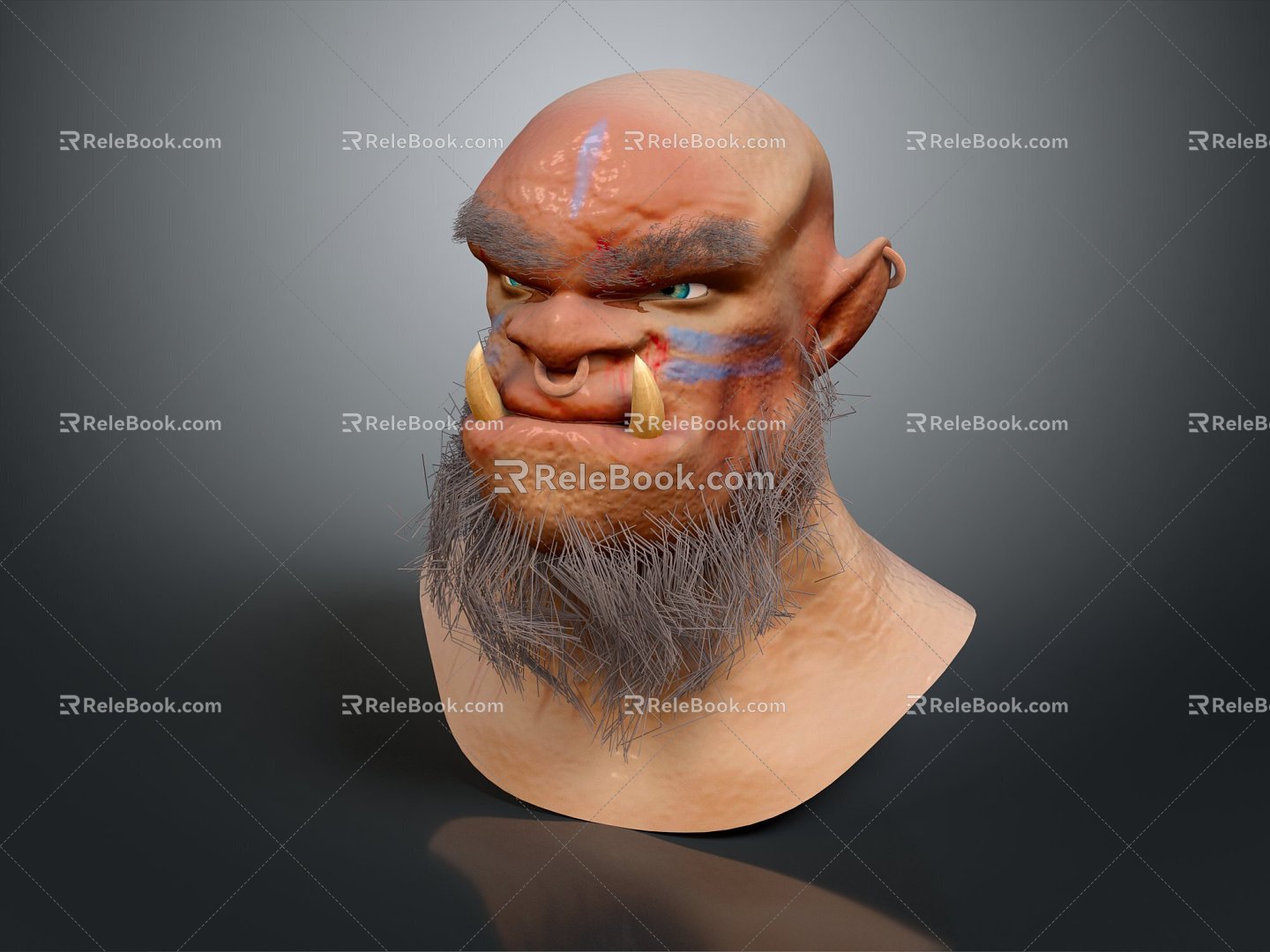 Modern Man Orc Orc Character Game Characters model