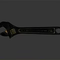 Adjustable Wrench Hardware Tool Durable Metal Construction For Home Repair And Mechanical Work
