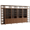 New Chinese Bookcase Combination 3d model