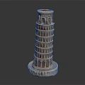 Iconic Leaning Tower of Pisa Historic Architectural Structure With Classic Design