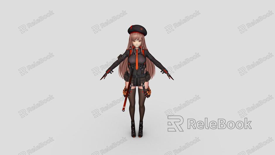 Girl Soldier model