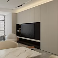 Modern Living Dining Room Interior With Light Colored Sofa Chairs Pillows And Decorative Painting