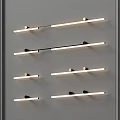 Sleek Modern Wall Lamps In Black White And Gold For Home Indoor Wall Decoration