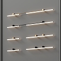 Modern wall lamp metal wall lamp 3d model