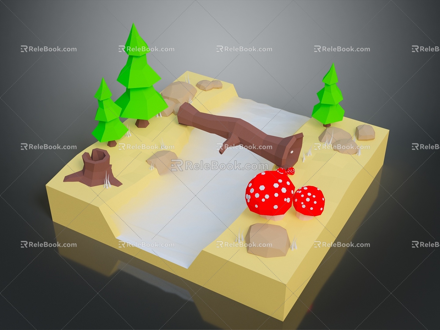 Game Environment Game Scene Fairy Tale Scene Fairy Tale Magic Scene Magic Item Fantasy Scene 3d model