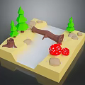 Game Environment Game Scene Fairy Tale Scene Fairy Tale Magic Scene Magic Item Fantasy Scene 3d model