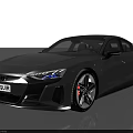 Black Modern Sports Car With Sleek Aerodynamic Body And Stylish Wheels