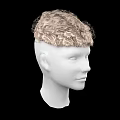 Game And Movie Character With Curly Blonde Wig On Mannequin Head